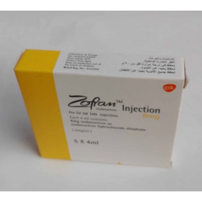 Zofran injection (ondasetron 8 mg ) for iv or im injection 